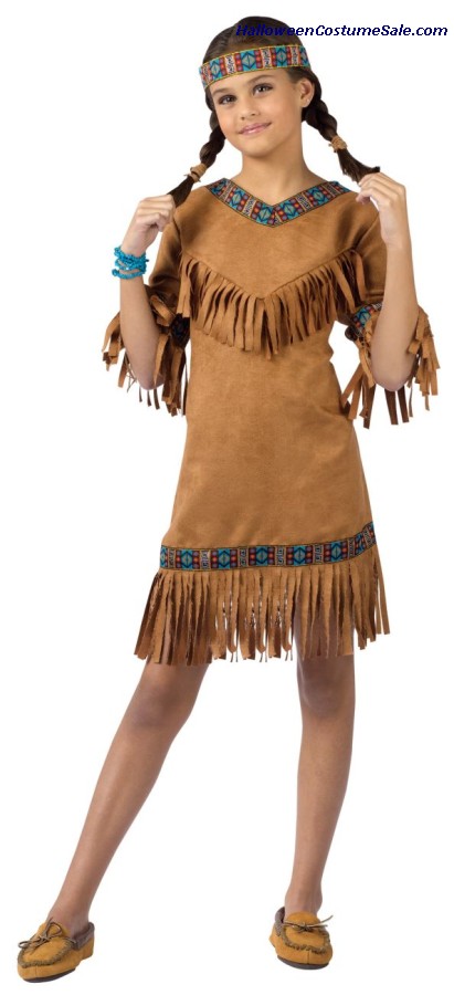 AMERICAN INDIAN GIRL CHILD COSTUME