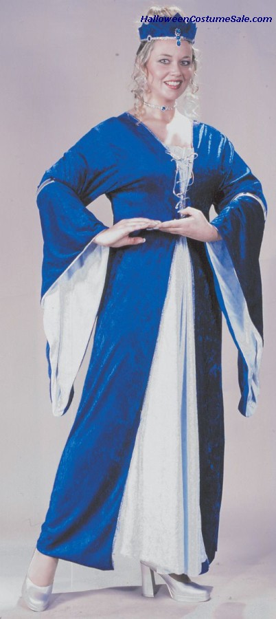 Medieval Queen costume (Velvet) PLUS SIZE