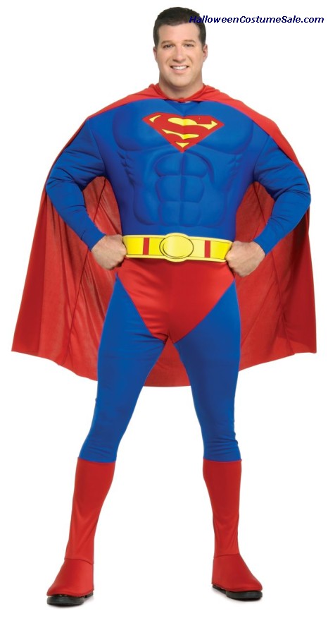 SUPERMAN MUSCLE CHEST COSTUME