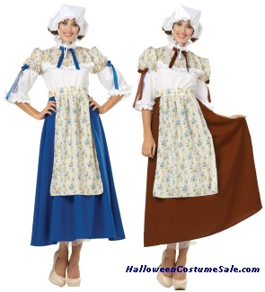 COLONIAL WOMAN ADULT COSTUME