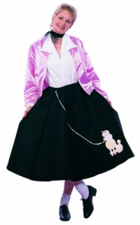 50S PINK LADY COSTUME, PLUS SIZE