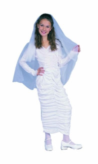 WHITE GOTHIC CHILD DRESS