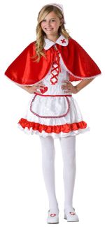 Caped Nurse Costume - Teen Size