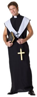Sleeveless Priest Adult Costume