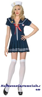 ANCHORS AWAY ADULT COSTUME - PLUS SIZE