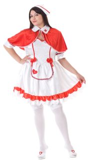 Caped Nurse Costume - Plus Size