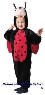 Ladybug Plush Toddler Costume (With Wings)