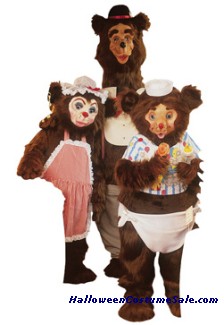 PAPA BEAR MASCOT ADULT COSTUME - AS PICTURED  