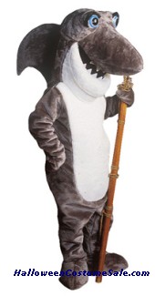 JOHNNY JAWS MASCOT ADULT COSTUME - AS PICTURED