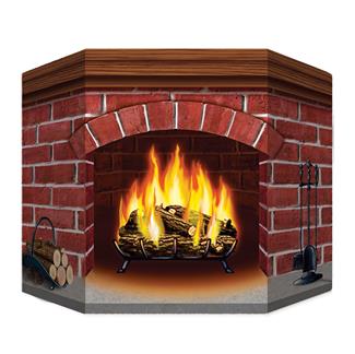 Brick Fireplace Standup