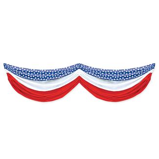 STARS AND STRIPES FABRIC BUNTING