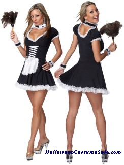 SEXY FRENCH MAID ADULT COSTUME - VERY HOT!