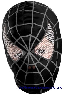 Black Suited Spider-Man Deluxe Fabric Mask