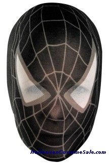 Black Suited Spider-Man Nylon Mask