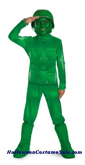 DELUXE GREEN ARMY MAN CHILD COSTUME