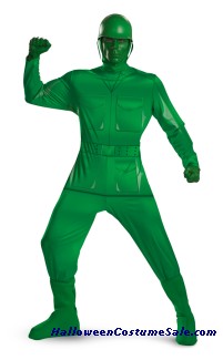 DELUXE GREEN ARMY MAN ADULT COSTUME