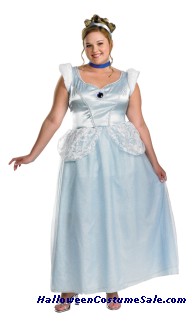 DELUXE CINDERELLA MY SIZE ADULT COSTUME - PLUS SIZE
