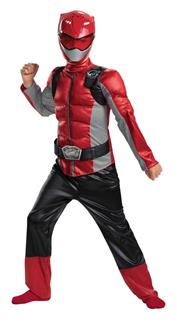 RED RANGER BEAST MUSCLE CHILD COSTUME
