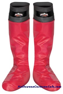 RED RANGER BOOT COVERS