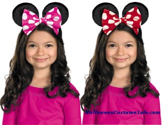 MINNIE MOUSE EARS WITH REVERSIBLE BOW