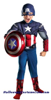 CAPTAIN AMERICA AVENGERS MUSCLE CHILD/TODDLER COSTUME