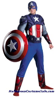 CAPTAIN AMERICA CLASSIC MUSCLE ADULT COSTUME