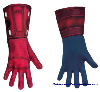 CAPTAIN AMERICA DELUXE ADULT GLOVES 