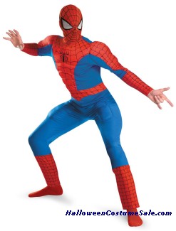 SPIDERMAN DELUXE MUSCLE ADULT COSTUME