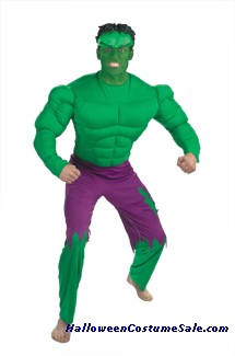 HULK MUSCLE CHEST ADULT COSTUME