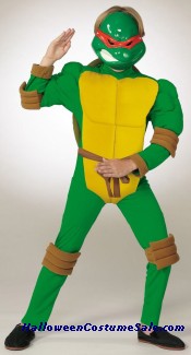 RAPHAEL W/MUSCLE CHEST, 4-6 COSTUME