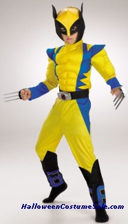 WOLVERINE MUSCLE DELUXE CHILD COSTUME