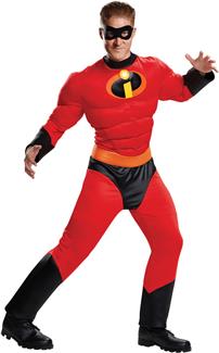 MR INCREDIBLE MUSCLE ADULT COSTUME