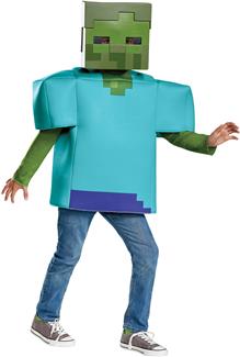 Boys Zombie Classic Costume - Minecraft
