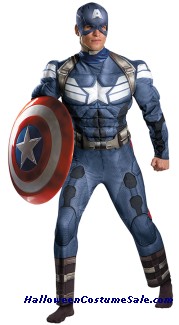 CAPTAIN AMERICA 2 CLASSIC ADULT MUSCLE COSTUME