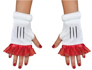 Red Minnie Glovettes - Adult