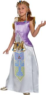 Girls Zelda Deluxe Costume - The Legend Of Zelda