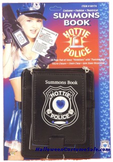 HOTTIE POLICE SUMMONS BOOK