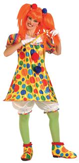 Womens Clown Giggles Costume