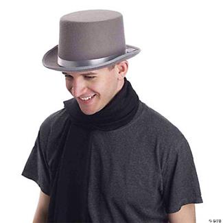 Adult Gray Top Hat