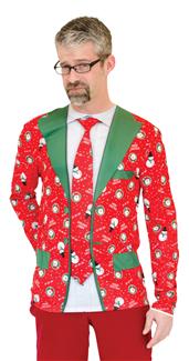 UGLY CHRISTMAS SUIT TIE
