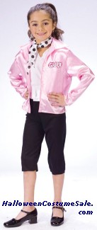 GREASE PINK LADIES CHILD COSTUME
