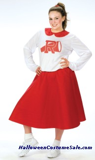 GREASE RYDELL HIGH CHEERLEADER ADULT COSTUME - PLUS SIZE