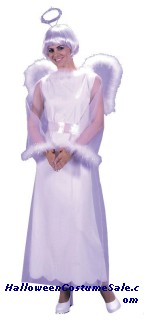 FEATHER ANGEL ADULT COSTUME - PLUS SIZE