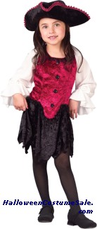 PIRATE LADY TODDLER COSTUME
