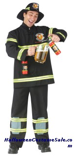 Fill Er Up Fireman Adult Costume - Plus Size