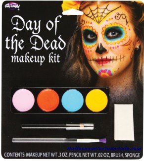 DAY OF THE DEAD FEMALE MAKEUP KIT