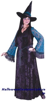 GOTHIC LACE WITCH PLUS SIZE COSTUME