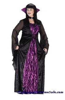 COUNTESS OF DARKNESS ADULT COSTUME - PLUS SIZE