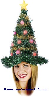LIGHT UP CHRISTMAS TREE HAT
