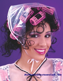 WIG WITH CURLERS
